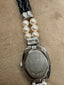 Feminine Elegant Two Tone Rectangular Diamond Gruen Watch