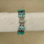 Geneva Women's Vintage-Style Beaded Quartz Watch – Turquoise Accents