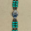 Geneva Women's Vintage-Style Beaded Quartz Watch – Turquoise Accents