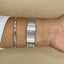 Vintage GUESS Stainless Steel Watch ā Roman Numerals ā Unisex Quartz Timepiece ā 90s Y2K Style ā Brushed Silver Band