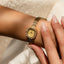 Green Envy Pave Blossom Timepiece-Emerald