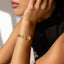 Green Envy Pave Blossom Timepiece-Emerald