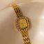 Green Envy Pave Blossom Timepiece-Emerald