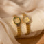 Green Envy Pave Blossom Timepiece-Emerald