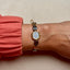 Rare Classic Two Tone Dainty Hexagon Seiko