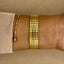 Vintage Pulsar Gold-Tone Watch – Classic Analog Quartz with Date – Stretch Expansion Band – Elegant Everyday Style
