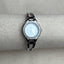 Y2K Crystal Anne Klein Pearlized Gloss Sterling Silver Watch