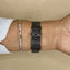Minimalist Black Mesh Watch – Crystal Accent Dial | Sleek Modern Design