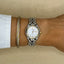 Seiko Vintage Women's Two-Tone Stainless Steel Watch – White Dial | Date Display | Water Resistant