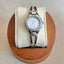 Y2K Crystal Anne Klein Pearlized Gloss Sterling Silver Watch