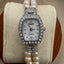 Feminine Elegant Two Tone Rectangular Diamond Gruen Watch