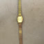 Vintage Lorus Women’s Gold-Tone Quartz Watch – Rectangular Case – Stretch Expansion Band – Classic 80s/90s Retro Timepiece