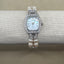 Feminine Elegant Two Tone Rectangular Diamond Gruen Watch