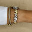Women's Two-Tone Quartz Watch – Gold & Silver Elephant Link Band