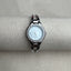 Y2K Crystal Anne Klein Pearlized Gloss Sterling Silver Watch