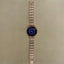 Luxury Vintage Inspired Ellen Tracy Blue Crystal Watch
