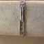 Waltham Silver Bracelet Watch • Dainty Women’s Quartz Timepiece • 70s Style Retro X Link Band • Classic Stainless Steel Watch Gift