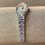 Waltham Silver Bracelet Watch • Dainty Women’s Quartz Timepiece • 70s Style Retro X Link Band • Classic Stainless Steel Watch Gift
