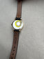 Designer Coach, Black Leather and Gold Watch