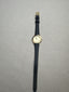 Designer Gucci Black Leather and Gold Roman Numeral