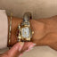 Christmas Secret Poinsettia Vintage Cuff Watch