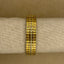 Vintage Pulsar Gold-Tone Watch – Classic Analog Quartz with Date – Stretch Expansion Band – Elegant Everyday Style