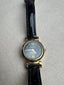 Designer Coach, Black Leather and Gold Watch