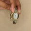 Christmas Secret Poinsettia Vintage Cuff Watch