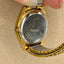 Vintage Pulsar Gold-Tone Watch – Classic Analog Quartz with Date – Stretch Expansion Band – Elegant Everyday Style