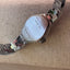 Waltham Silver Bracelet Watch • Dainty Women’s Quartz Timepiece • 70s Style Retro X Link Band • Classic Stainless Steel Watch Gift