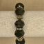 Adrienne Vittadini Beaded Stretch Watch β Crystal Accent Face β Statement Bracelet Watch β Bold Black & Gold Chunky Jewelry β Quartz
