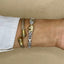 Women's Two-Tone Quartz Watch – Gold & Silver Elephant Link Band