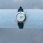 Designer Gucci Black Leather and Gold Roman Numeral