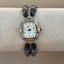Geneva Silver & Black Vintage Y2K Statement Beaded Watch