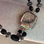 Geneva Silver & Black Vintage Y2K Statement Beaded Watch