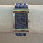 Two-Tone Cable Cuff Quartz Watch – Gold & Silver Stripe Band – Minimal White Dial – Gloss Gold Hands – Statement Wristwear