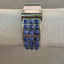 Two-Tone Cable Cuff Quartz Watch – Gold & Silver Stripe Band – Minimal White Dial – Gloss Gold Hands – Statement Wristwear