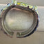 Two-Tone Cable Cuff Quartz Watch – Gold & Silver Stripe Band – Minimal White Dial – Gloss Gold Hands – Statement Wristwear