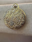Swiss Made Ornate Pocket Watch β Black & Gold Embellished Face with Floral Scroll Back