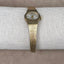 Waltham Vintage Gold-Tone Women’s Watch | Textured Band | Minimalist Mid-Century Design