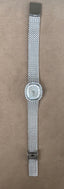 Caitlyn Minimalist Crystal Mesh Watch | Silver-Tone Bracelet | Elegant Modern Vintage Inspired