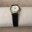 Gucci 1990's Vintage Women’s Quartz Watch | Gold-Tone Bezel | Black Leather Band | Classic Design