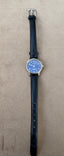 Carriage by Timex Women’s Carriage by Timex Watch | Navy Blue Dial & Black Leather Band | Adjustable 5.5–7.5” Fit