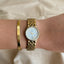 Minimalist Anne Klein Vintage 90's Gold Tone Date Dial