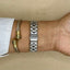 Seiko Vintage Women's Two-Tone Stainless Steel Watch – White Dial | Date Display | Water Resistant