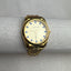 Distinctive Luxury Men's Gold Watch with Blue Stone Pips