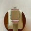 Y2K Pink Leather Mother of Pearl Crystal Wristwatch