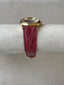 Vintage Santa Claus Christmas Watch | Glitter Holiday Gold-Tone Watch | Red Band Christmas Accessory