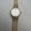 Elegant Diamond Braided Gloss Gold Elria Watch