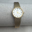 Elegant Diamond Braided Gloss Gold Elria Watch